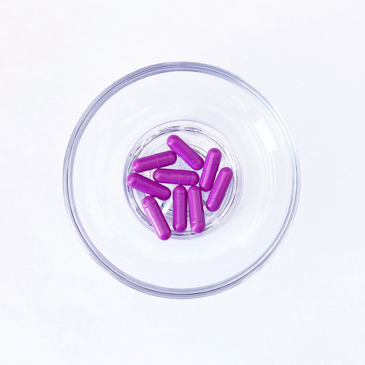 Size 0 Purple Gelatin Empty Hard Capsule