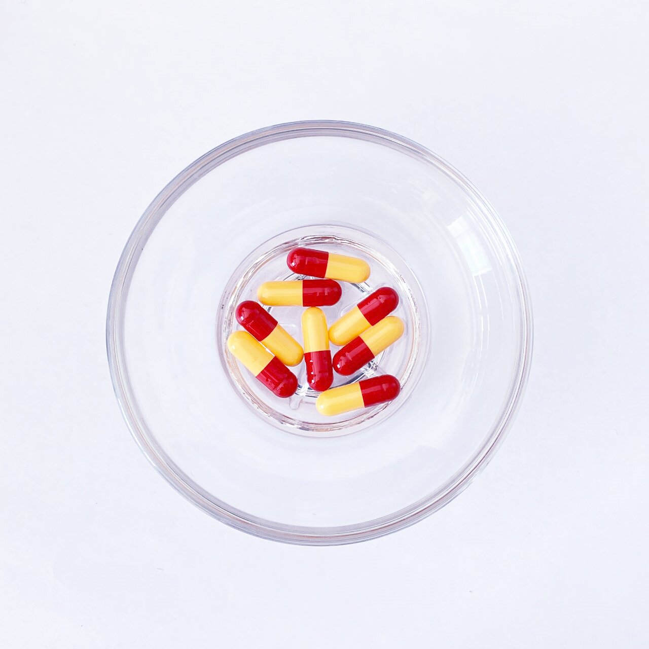 Size 0 Red/Chrome yellow(4) Gelatin Empty Hard Capsule